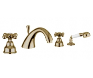 Смеситель для ванны и душа Emmevi Deco Classic 12120BR, бронза
