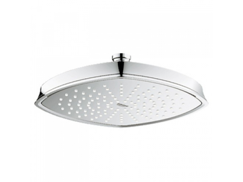 Купить Верхний душ Grohe Rainshower Grandera 27974000, 22,1*22,1 см, 1 режим струи, без держателя, хром