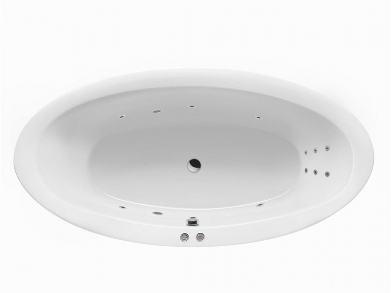 Купить Ванна гидромассажная Excellent Lumina 190 x 95 см, LINE, хром, каркас в подарок