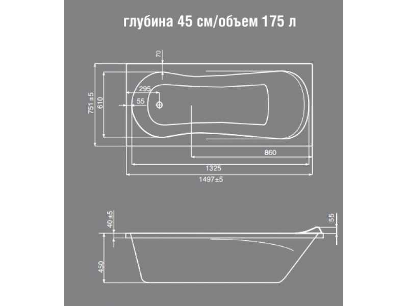 Купить Ванна гидромассажная Jika Floreana Comfort 2337410006711, 150*75 см