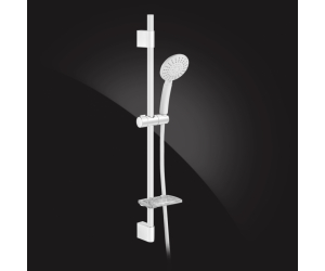 Душевой гарнитур Elghansa SHOWER RAIL SB-92S-White 800 мм c мыльницей, белый