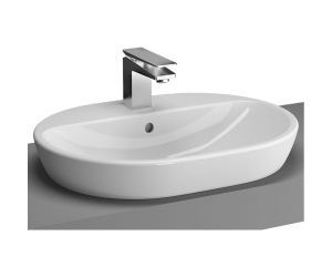 Раковина Vitra Metropole 5943B003-0001 60 см накладная с переливом