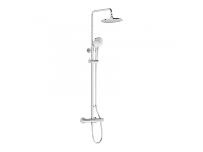 Душевая система Vitra Aquaheat Joy 220 термостатическая, хром, A47200EXP