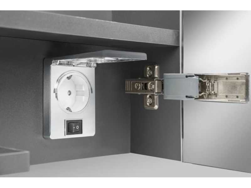 Купить Зеркальный шкаф с LED-подсветкой AM.PM Spirit 2.0 M70AMCX1001WG, 100 см, цвет: белый, глянец