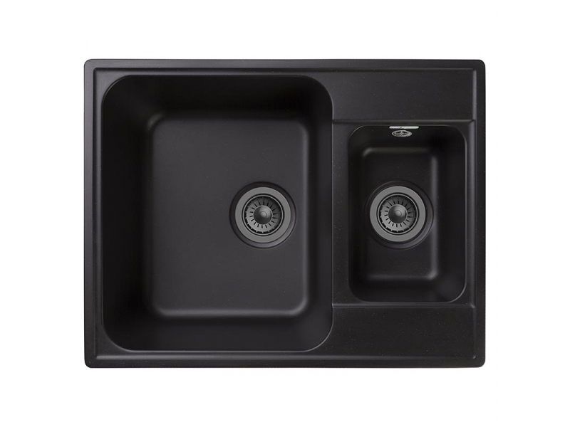 Купить Кухонная мойка GranFest Quarz Z 09, 61.7 x 47.8 см, черный