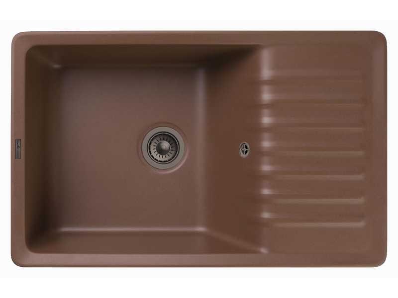 Купить Кухонная мойка GranFest Quarz Z 72, 75.2 x 47.5 см, терракот