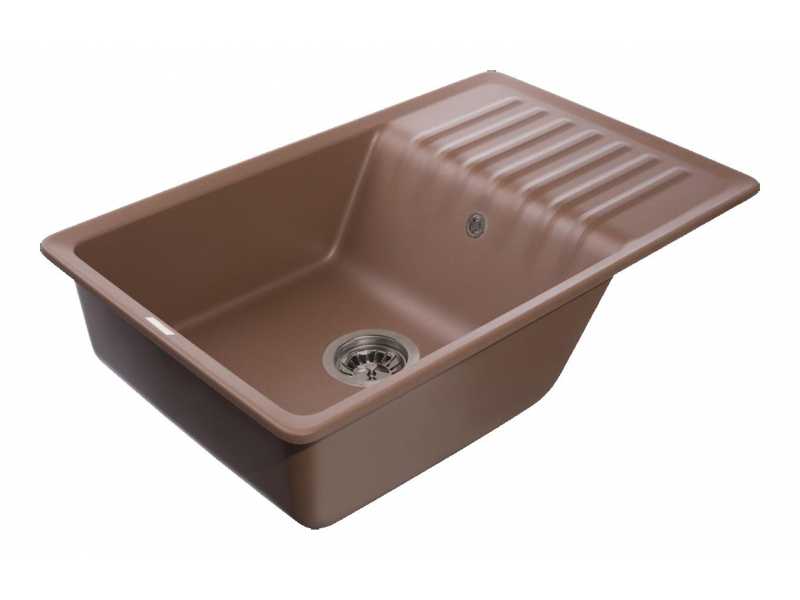 Купить Кухонная мойка GranFest Quarz Z 72, 75.2 x 47.5 см, терракот