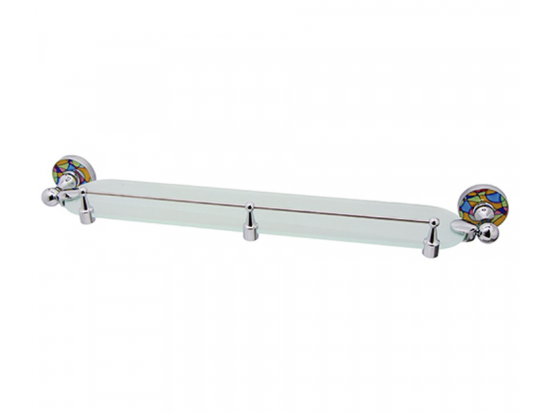 Купить Полка стеклянная с бортиком WasserKRAFT Diemel K-2244