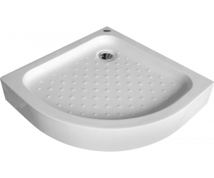 Душевой поддон Gemy ST06T 80 x 80 см, четверть круга, белый