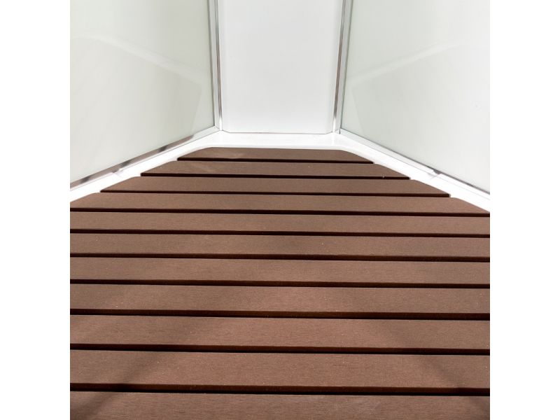 Купить Душевая кабина Deto Em EM1580 N гм, 80 x 80 см, без крыши, с гидромассажем
