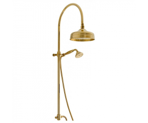 Душевой гарнитур Nicolazzi 5712WS BZ 20 с верхним душем, бронза