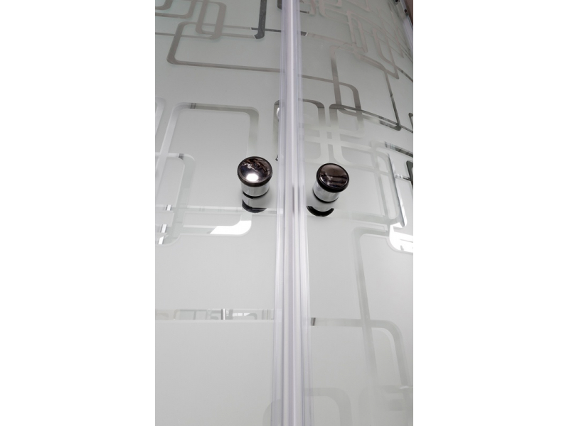 Купить Душевая кабина Deto Em EM1512 L/R N LED 120 x 80 см, без крыши, с Led подсветкой