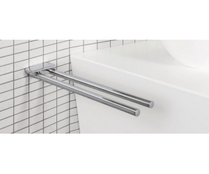 Полотенцедержатель Kludi Ambienta 5397705 двойной, 100 см, хром
