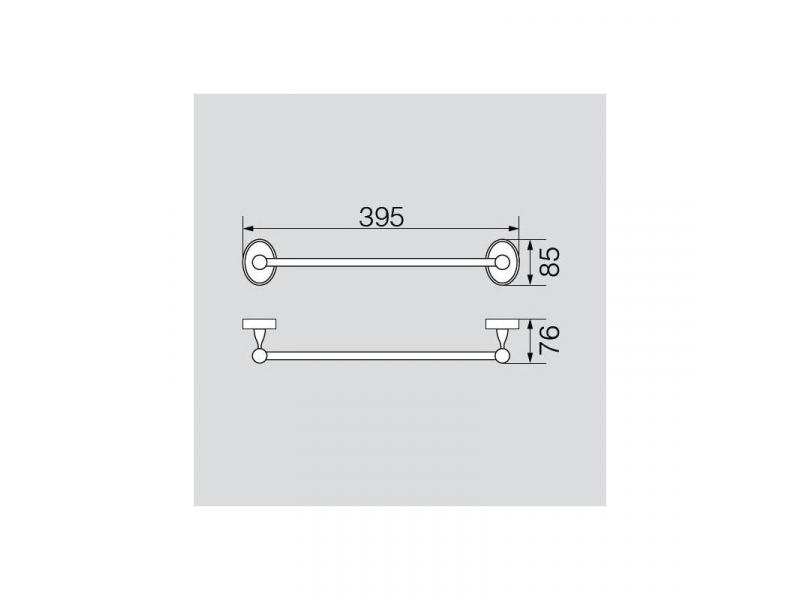 Купить Полотенцедержатель 35 см. Veragio Bonjour, бронза VR.BNR-7820.BR