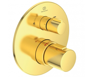 Смеситель Ideal Standard Ceratherm C100 встраиваемый для ванны и душа, золото, A5814A2