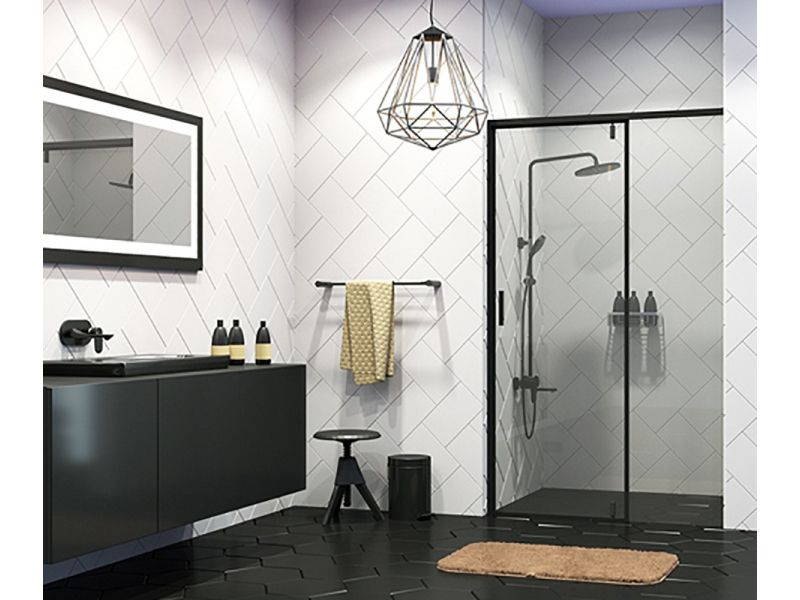 Купить Душевая дверь WasserKRAFT 74P05, универсальная, 120 х 200 см