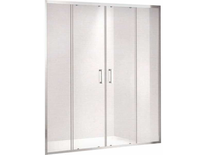 Купить Душевая дверь Gemy Victoria S30192A, 150 х 190 см, стекло прозрачное