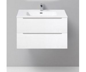 Тумба под раковину BelBagno, 80 см, Bianco lucido, Etna-800-2C-SO-BL-P