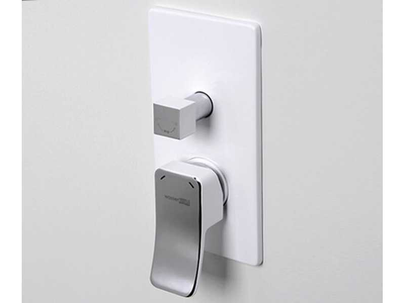 Купить Душевая система WasserKRAFT A16067WHITE, скрытый монтаж, белый/хром
