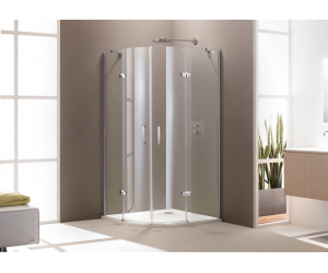 Душевой уголок Huppe Aura elegance, 110 х 100 х 190 см, стекло прозрачное