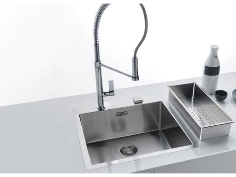 Купить Мойка Franke PLANAR 8 PEX 210-51 TL, 127.0203.475, установка сверху, SlimTop, нержавеющая сталь, полированная, 50,5*50,5 см