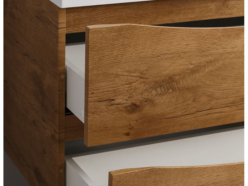 Купить Тумба под раковину BelBagno Marino MARINO-700-2C-SO-RN-P, 70 х 45 х 55 см, Rovere Nature - светло-коричневый
