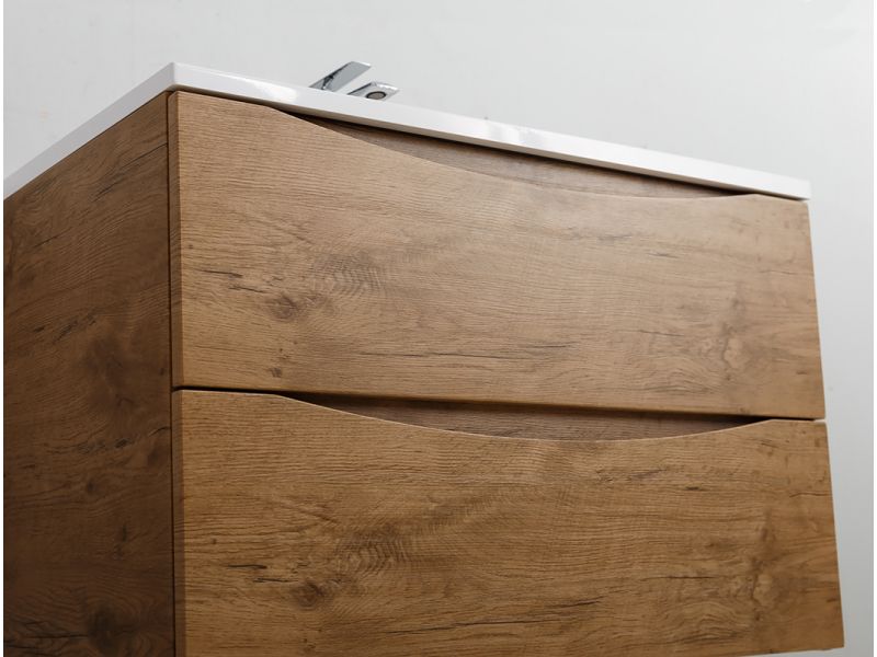 Купить Тумба под раковину BelBagno Marino MARINO-700-2C-SO-RN-P, 70 х 45 х 55 см, Rovere Nature - светло-коричневый