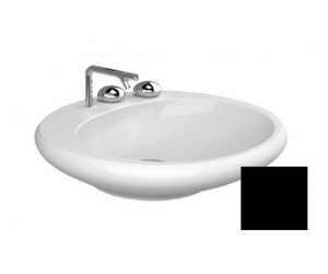 Раковина Vitra Istanbul 4279B070-0871 60 см с 3 отверстиями, цвет черный