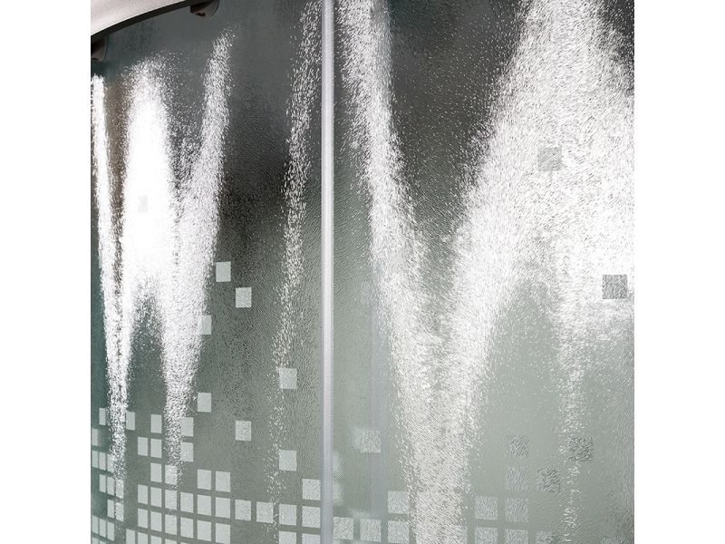 Купить Душевая кабина Deto L 908, 80 x 80 см, с крышей, с гидромассажем и электрикой