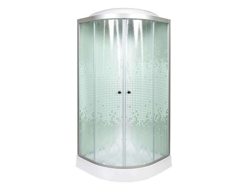 Купить Душевая кабина Deto L 908, 80 x 80 см, с крышей, с гидромассажем и электрикой
