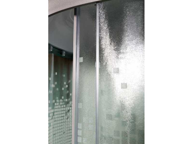 Купить Душевая кабина Deto L 908, 80 x 80 см, с крышей, с гидромассажем и электрикой