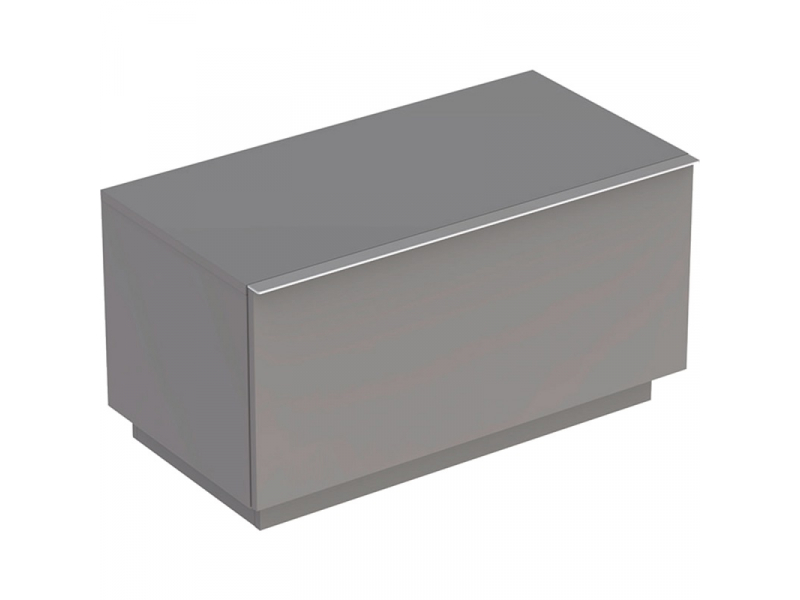Купить Шкафчик напольный Geberit iCon 840092000, 90 см, цвет платиновый