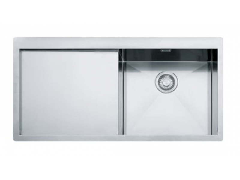 Купить Мойка Franke PLANAR PPX 211 TL, 127.0203.465, установка сверху, SlimTop, правая, нержавеющая сталь, полированная, 100*51,2 см
