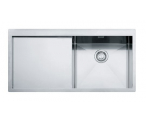 Мойка Franke PLANAR PPX 211 TL, 127.0203.465, установка сверху, SlimTop, правая, нержавеющая сталь, полированная, 100*51,2 см