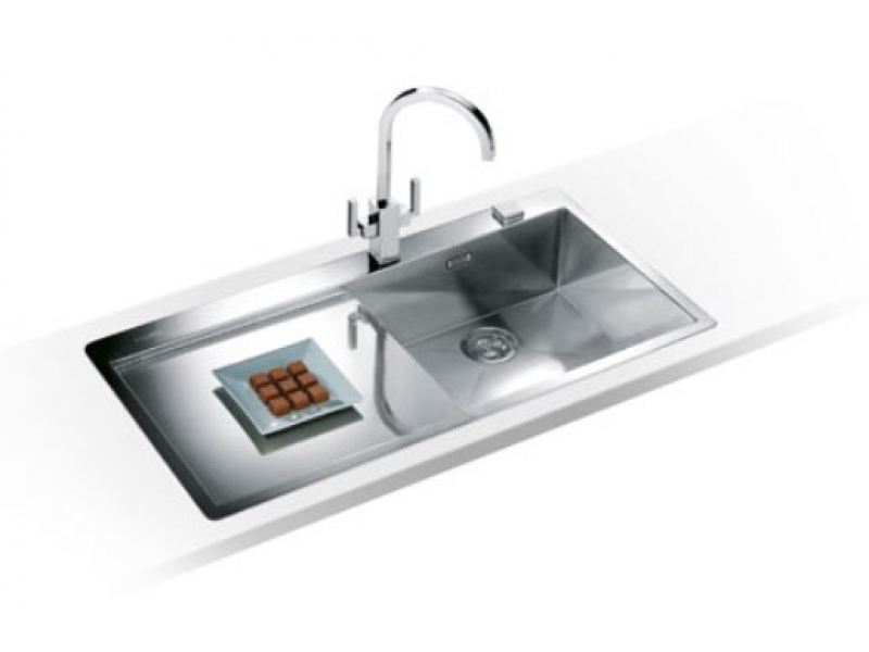 Купить Мойка Franke PLANAR PPX 211 TL, 127.0203.465, установка сверху, SlimTop, правая, нержавеющая сталь, полированная, 100*51,2 см