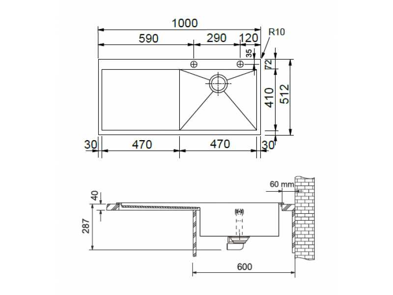 Купить Мойка Franke PLANAR PPX 211 TL, 127.0203.465, установка сверху, SlimTop, правая, нержавеющая сталь, полированная, 100*51,2 см