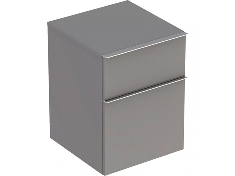 Купить Шкафчик Geberit iCon 840047000, 45 см, цвет платиновый