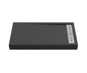 Поддон литьевой Bas Stella 160 x 80 см, ЛП00164, черный (pure black)