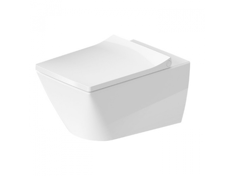 Купить Подвесной унитаз Duravit Viu 2511090000 37 x 57 см безободковый, с креплением Durafix, белый