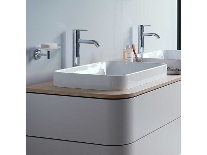 Купить Раковина Duravit Happy D.2 Plus 23596000001 60 x 40 см, покрытие WG, белый