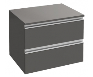 Шкаф подвесной Jacob Delafon Vox 60 EB2060-RA-442, 60*46 см, серый антрацит