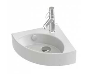 Раковина Jacob Delafon Odeon Rive Gauche угловая, 34 х 34 см, белая, EGP112-00