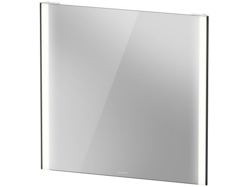 Купить Зеркало Duravit XViu XV70320B2B2 82 x 4 x 80 см с подсветкой, сенсорное управление, черный матовый