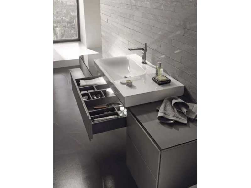 Купить Шкафчик Geberit Xeno2 500.504.43.1, 45 см, цвет серое дерево