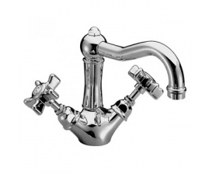 Смеситель Nicolazzi Dames Anglaises 1432CR18 для раковины, хром, ручки Dames Anglaises