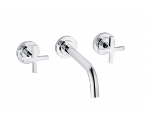 Смеситель Kludi Nova Fonte 201440520 для раковины на 3 отверстия Classic, хром