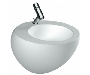 Раковина Laufen Alessi One 8.1097.1.400.104.1 с полупостаментом 52*52.5 cм