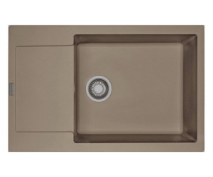 Мойка Franke MARIS MRG 610-58, 114.0313.266, гранит, установка сверху, цвет миндаль, 58,5*52 см