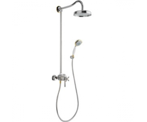 Душевая система AXOR Carlton Showerpipe 17670090 хром/золото