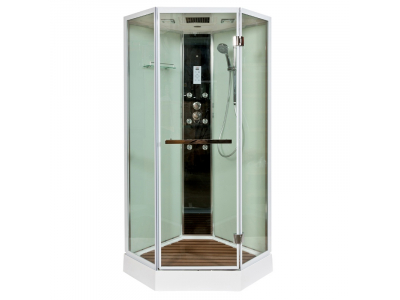 Душевая кабина Deto Z Z900 Mictic 90 x 90 x 220 см с гидромассажем, хром
